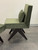 Retro Upholstered velvet Chair - Olive