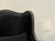 Wingback Armchair Black Velvet 