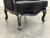 Wingback Armchair Black Velvet 