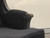 Wingback Armchair Black Velvet 