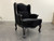 Wingback Armchair Beige Velvet 