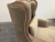 Wingback Armchair Beige Velvet 