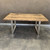 Rustic Dining Table with Steel Legs- 170 x 100