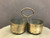 Vintage Brass Twin Bowls