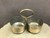Vintage Brass Twin Bowls
