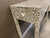 Mother of  Pearl Inlay Floral Console Table - Grey