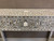 Mother of  Pearl Inlay Floral Console Table - Grey