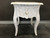 Mother of Pearl Inlay Large Bedside - White