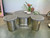 Mother of Pearl Inlay Fishscale Coffee Table- 100cm