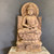 Buddha wooden statue - ht 92cm