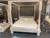 Vintage Pillar's 4 post bed - King