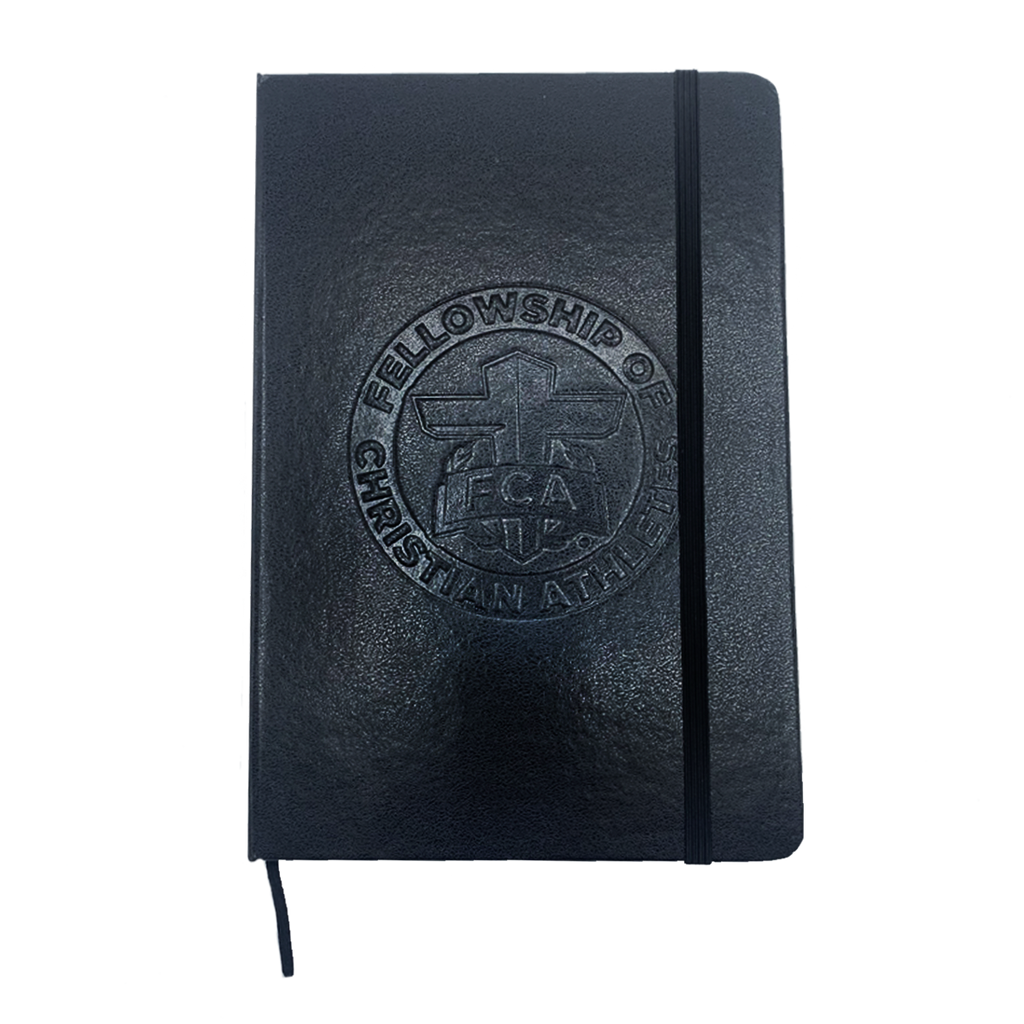 Black Note Journal with Black Band