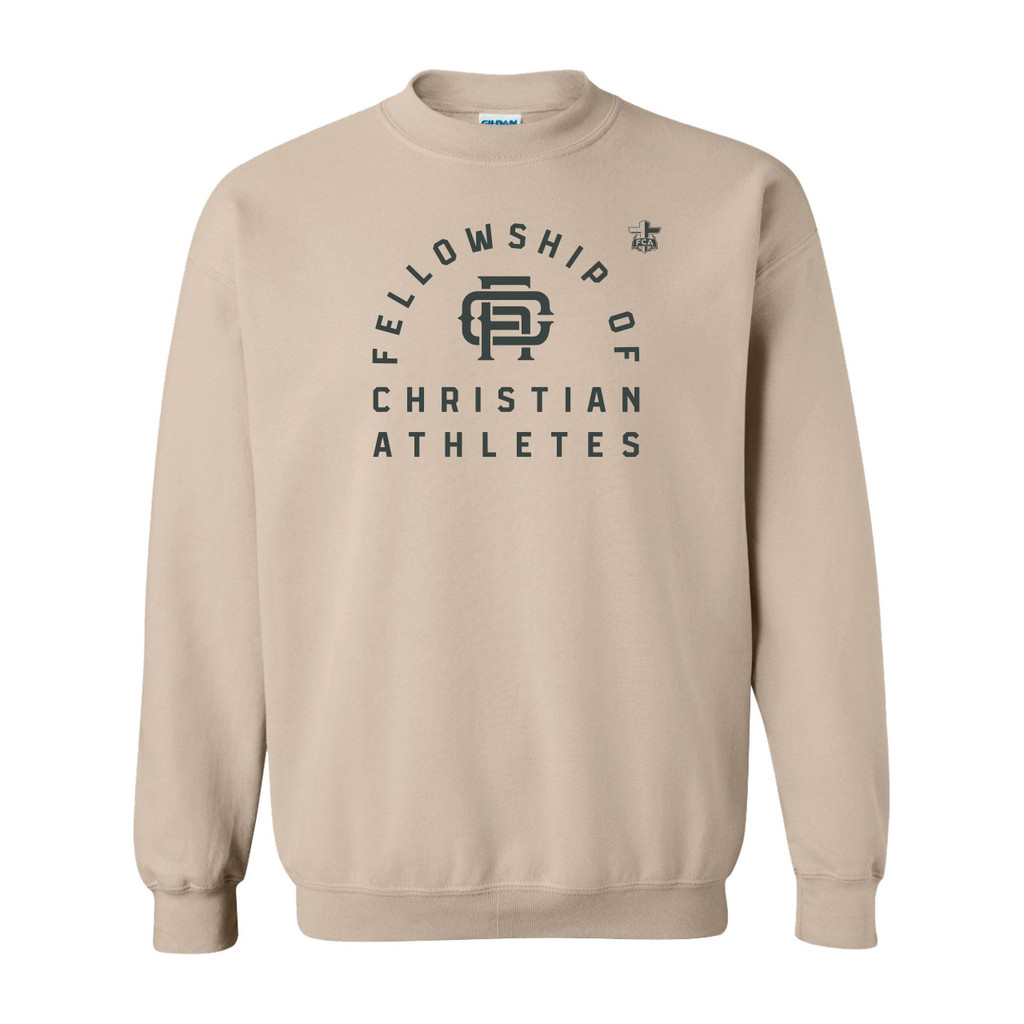 FCA Basics - Monogram Layout Crewneck - SAND