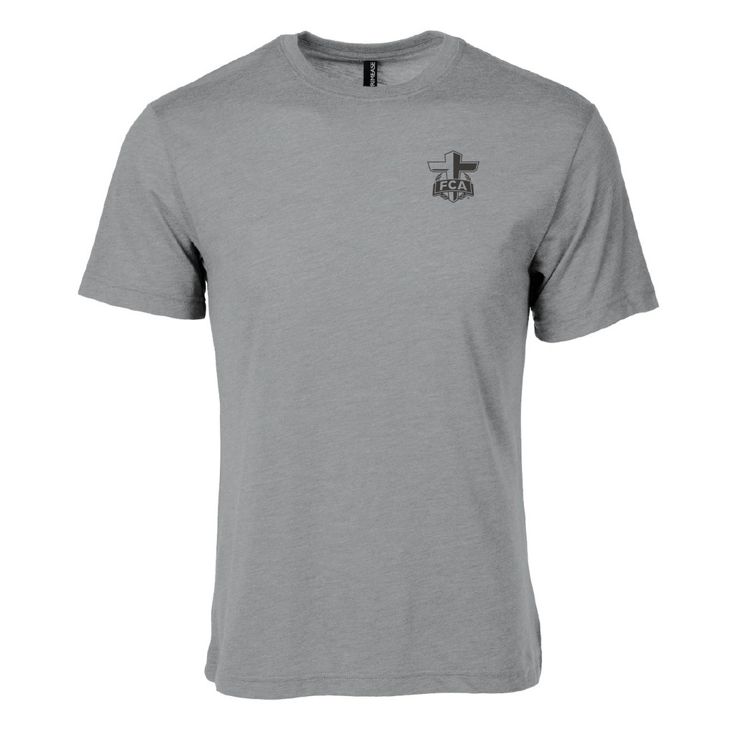 FCA Basics - Tonal Cross Tri-blend Tee - GREY HEATHER