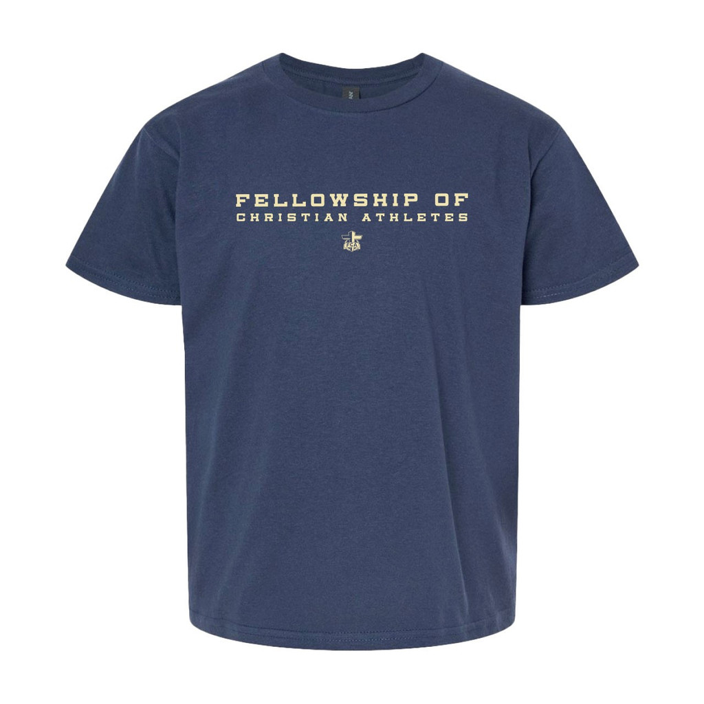 FCA Basics - Standard Type Tee (YOUTH) - NAVY