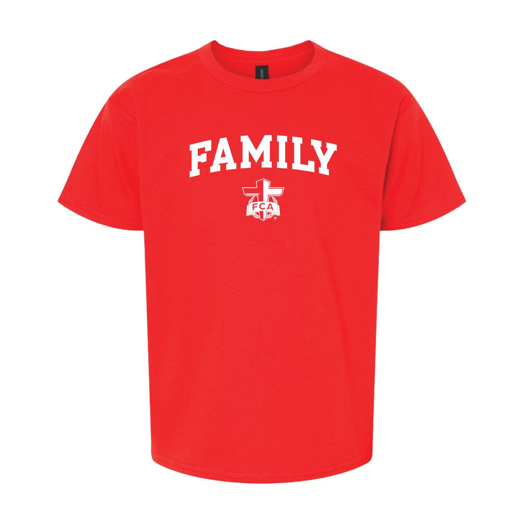 FCA Basics - FAMILY Tee (YOUTH) - RED
