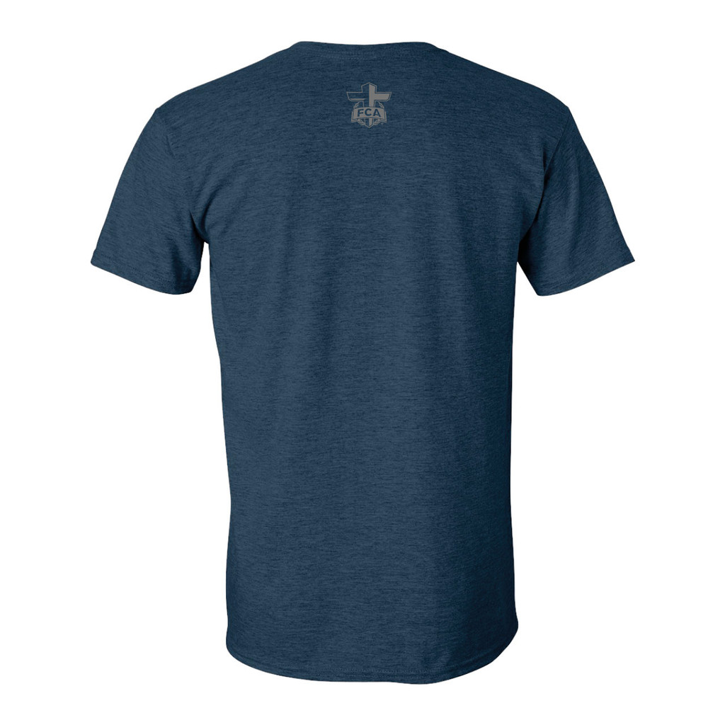 FCA Basics - Mini Monogram Tri-blend Tee - NAVY HEATHER