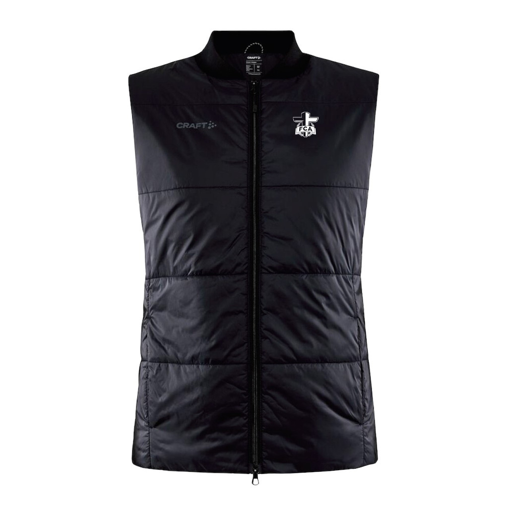 FCA - CRAFT Core Light Padded Vest (Womens) - BLACK
