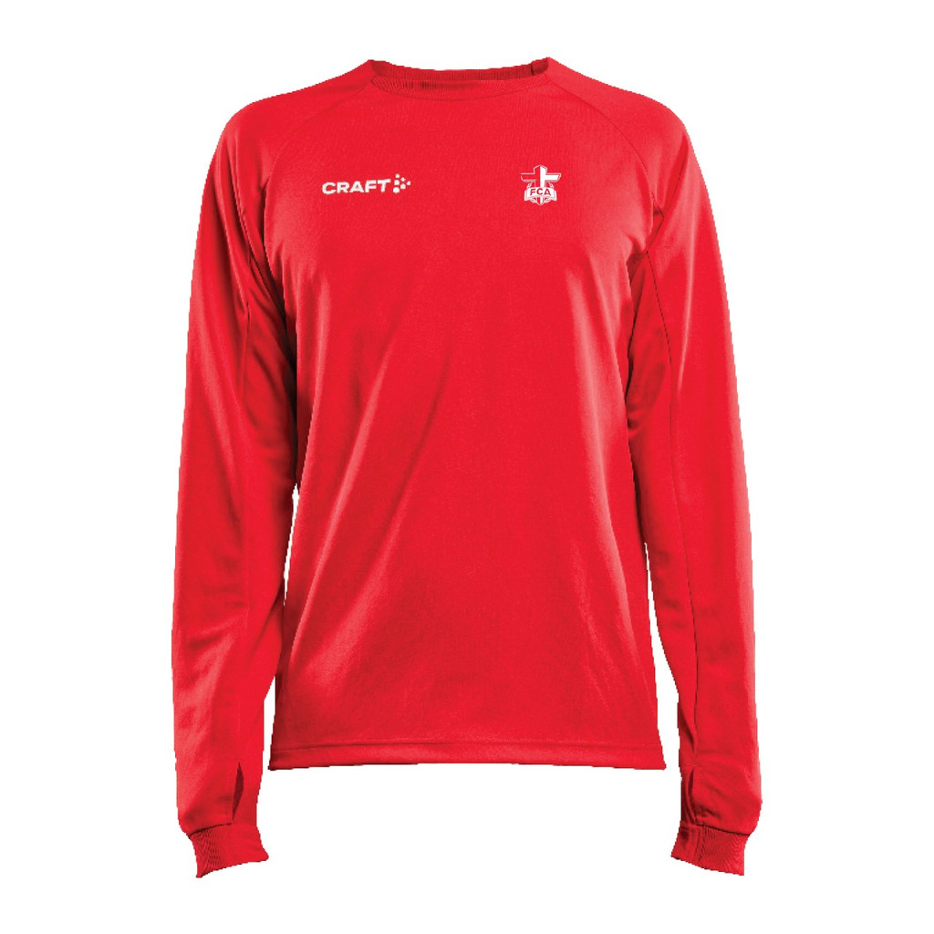 FCA - CRAFT Evolve Crewneck (Mens) - BRIGHT RED