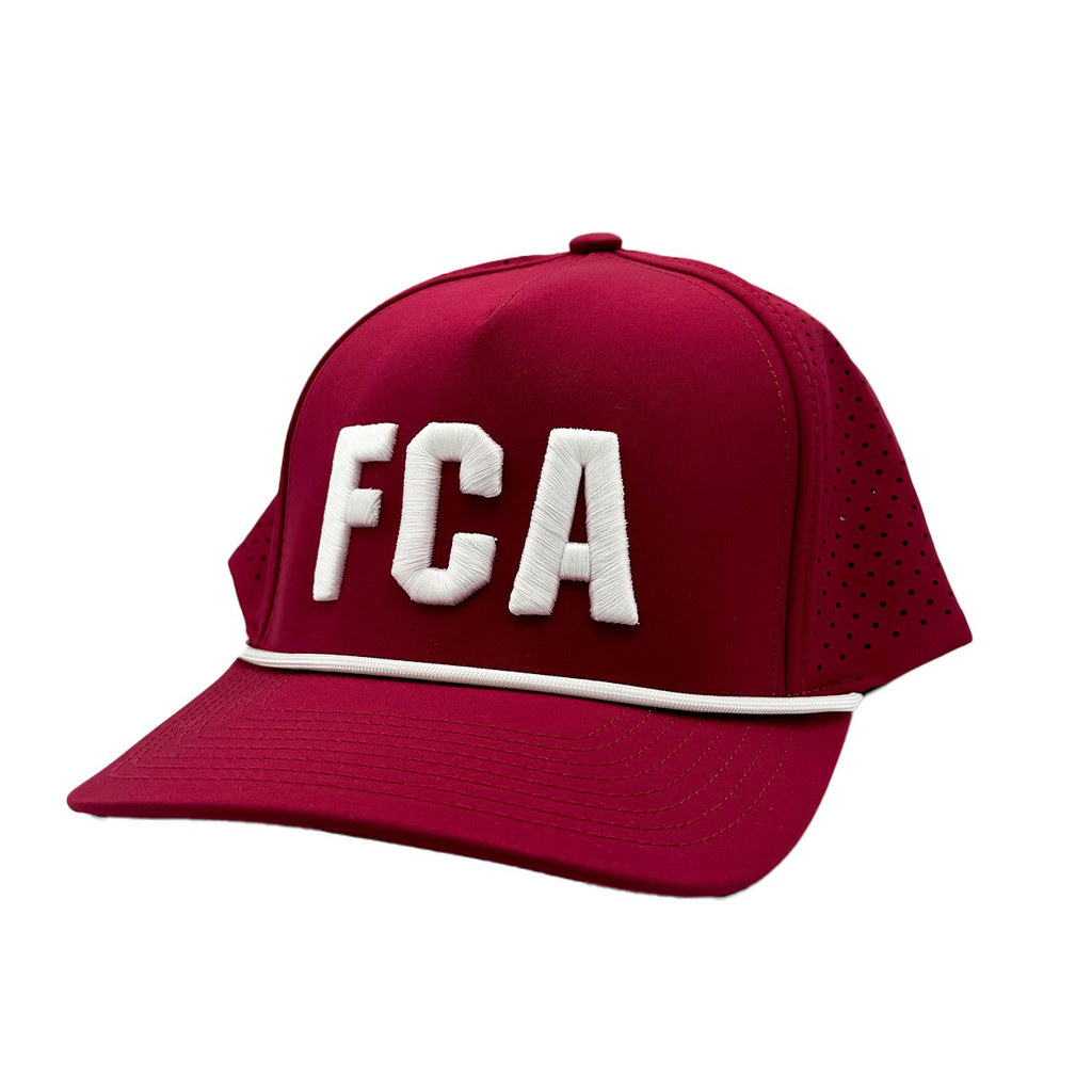 FCA Block Rope Cap - RED