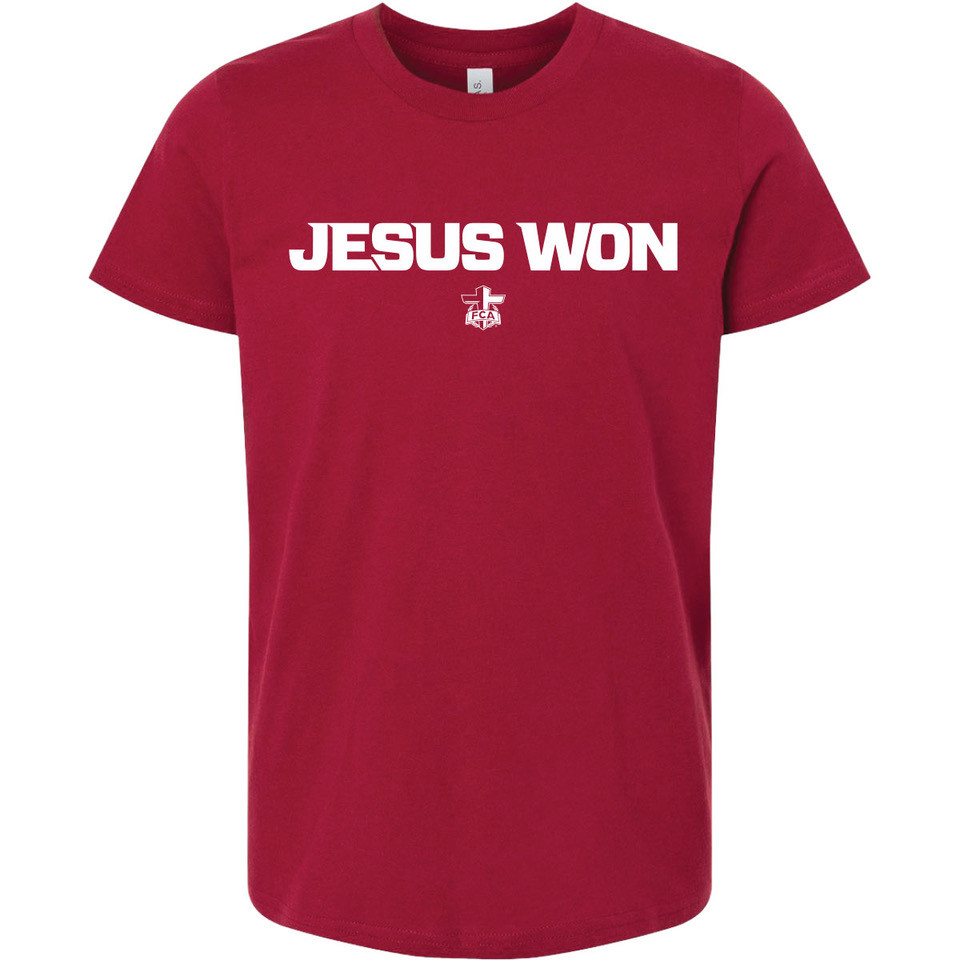 Jesus Won Fall '25 Tee - Red