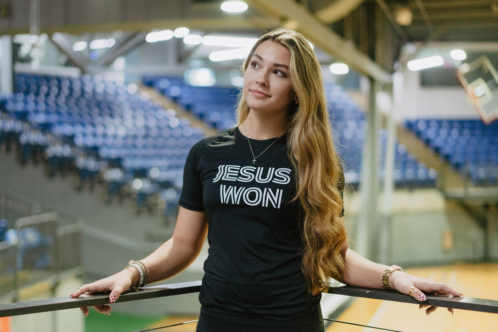Jesus Won Performance Tee - Black
