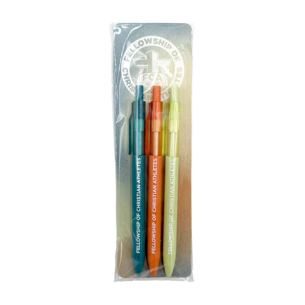 Soft Touch Ballpoint Pen 3-Pack