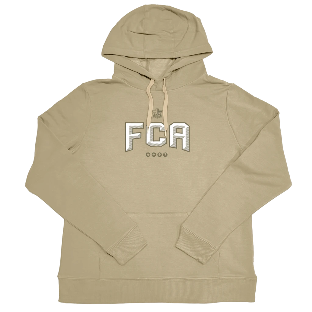 Unisex Cut Line 54 Hoodie - Cream