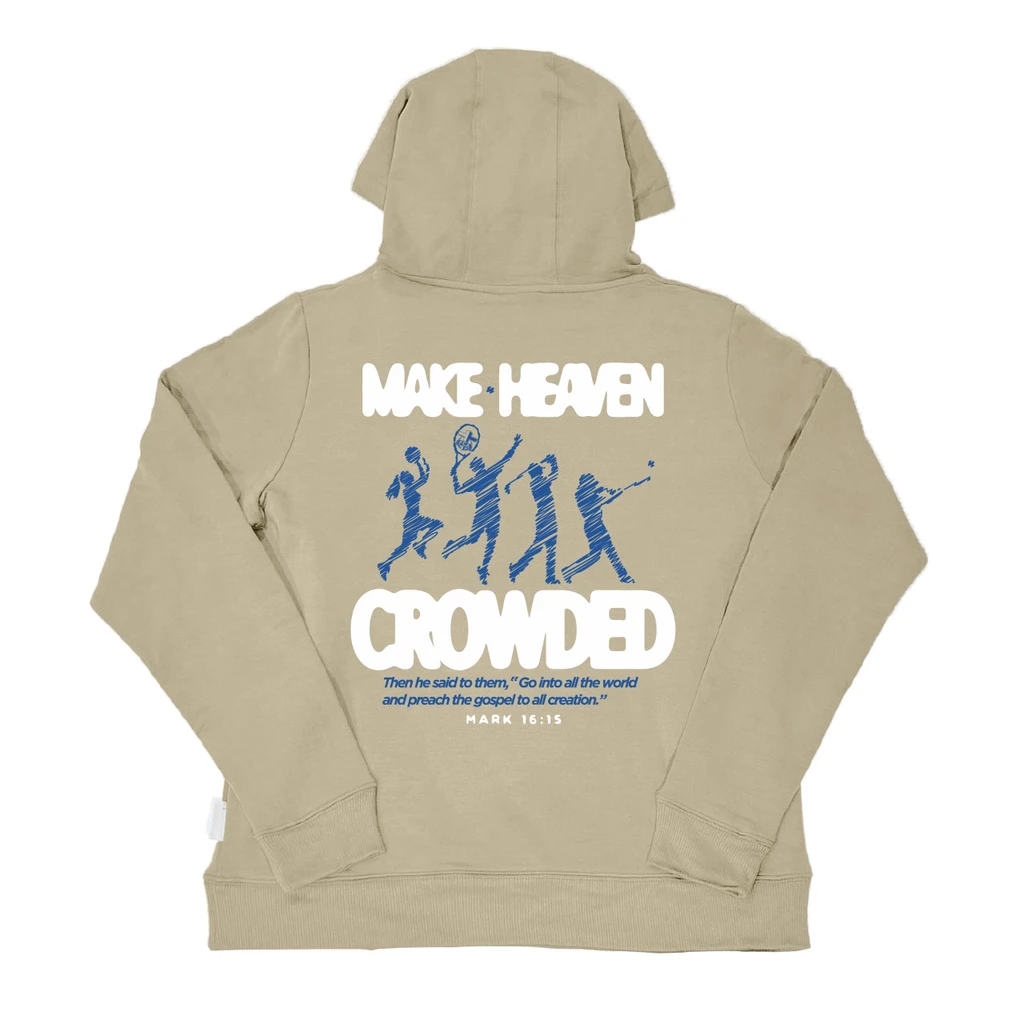 Unisex Make Heaven Crowded 54 Hoodie - Cream