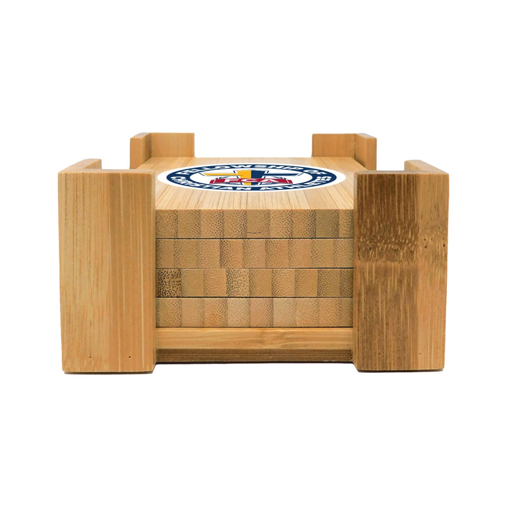 Bamboo Coaster Set