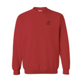 FCA Basics - Tonal Cross Crewneck - CARDINAL RED