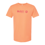 Unisex Glory Lockup Tee - Coral