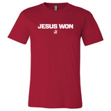 Jesus Won Fall '25 Tee - Red Jesus Won Fall '25 Tee - Red