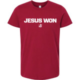 Jesus Won Fall '25 Tee - Red