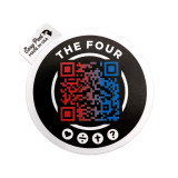 The Four QR Sticker