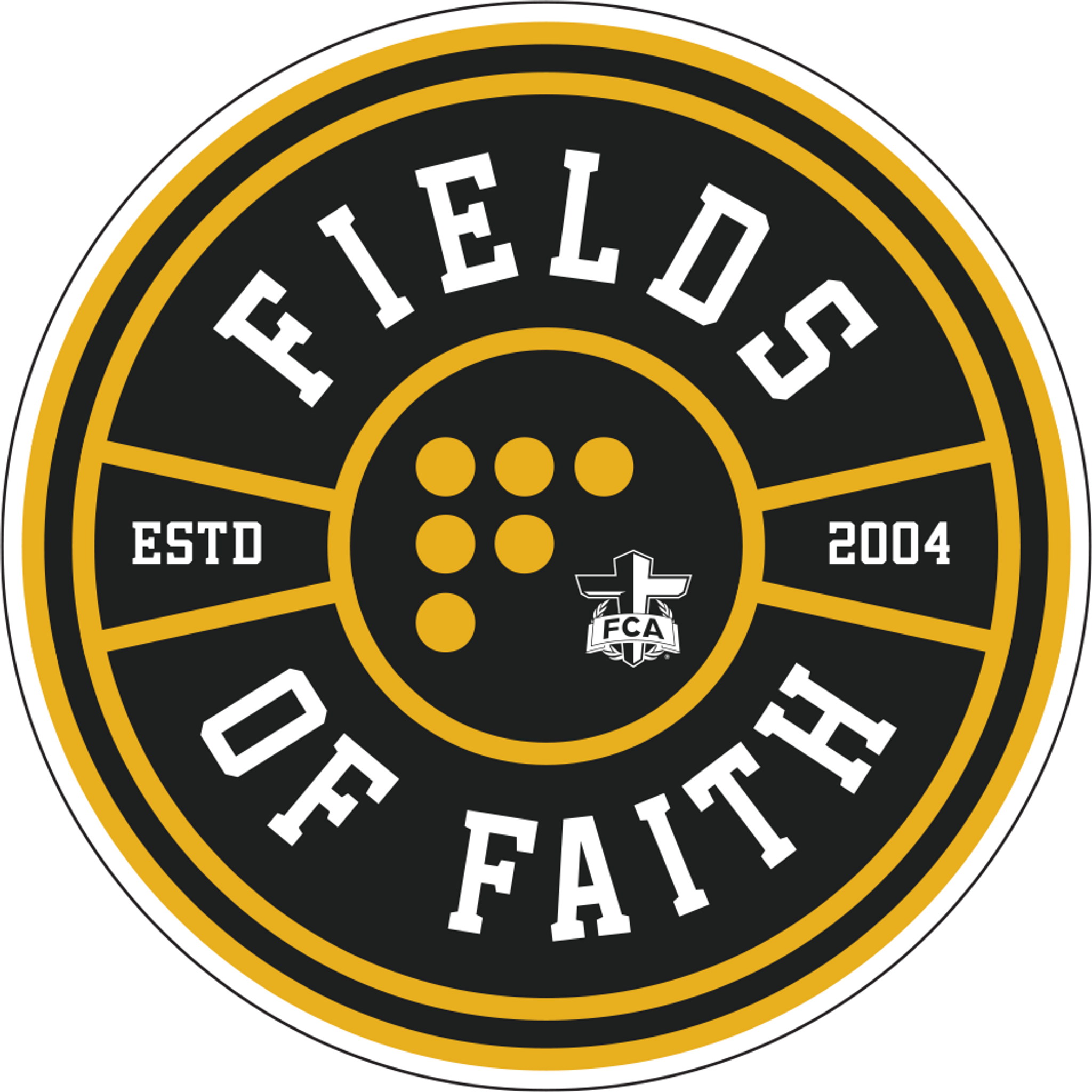 Fields of Faith Circle Sticker FCA Gear