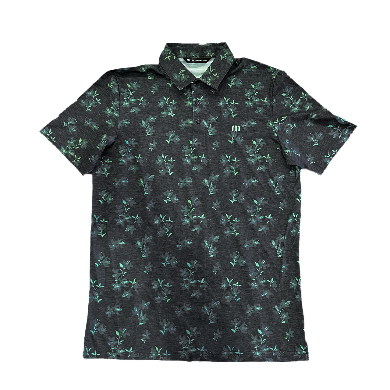 TravisMathew - Azalea Season Polo - HEATHER BLACK - FCA Gear
