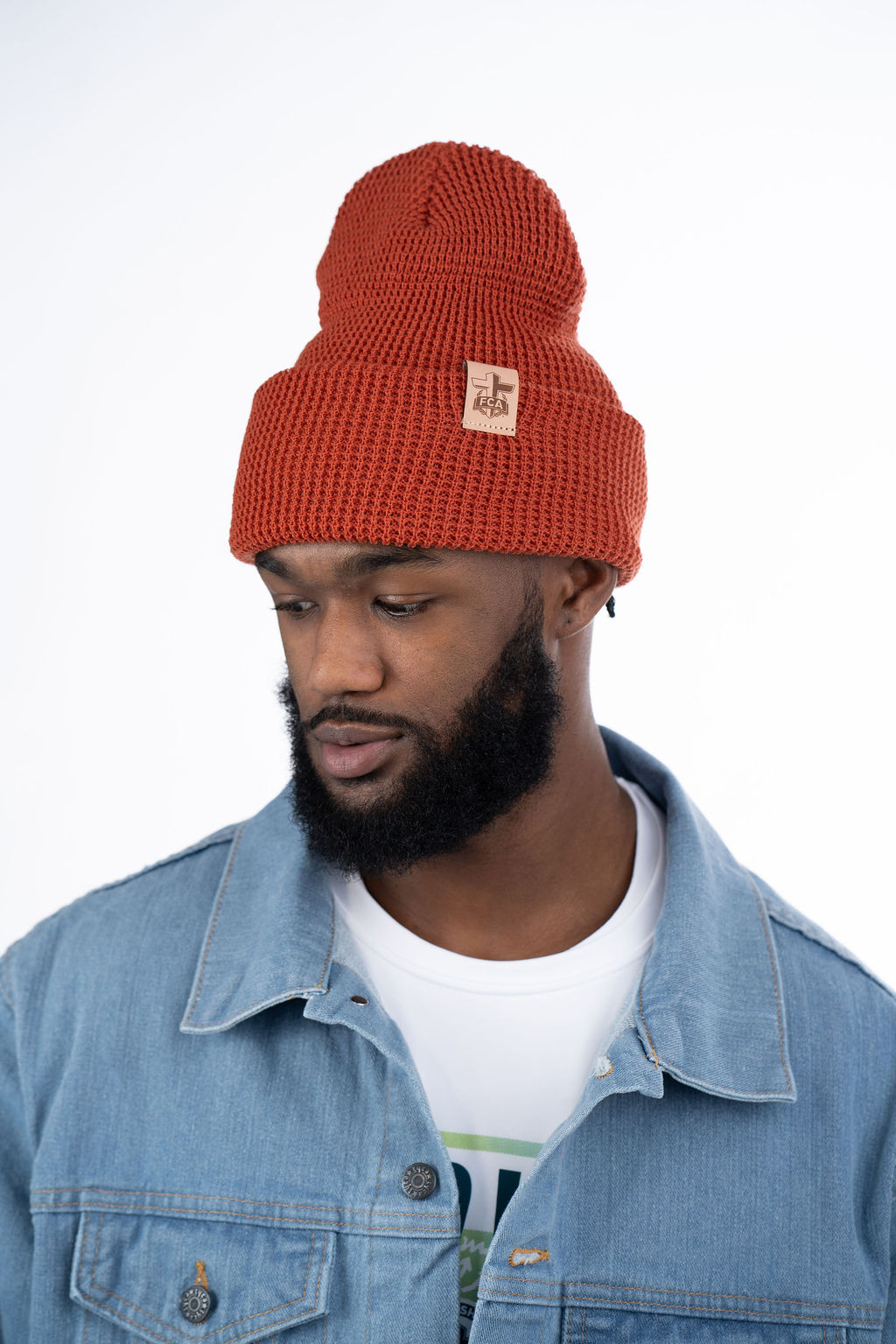 Hem Tagged Beanie - Navy