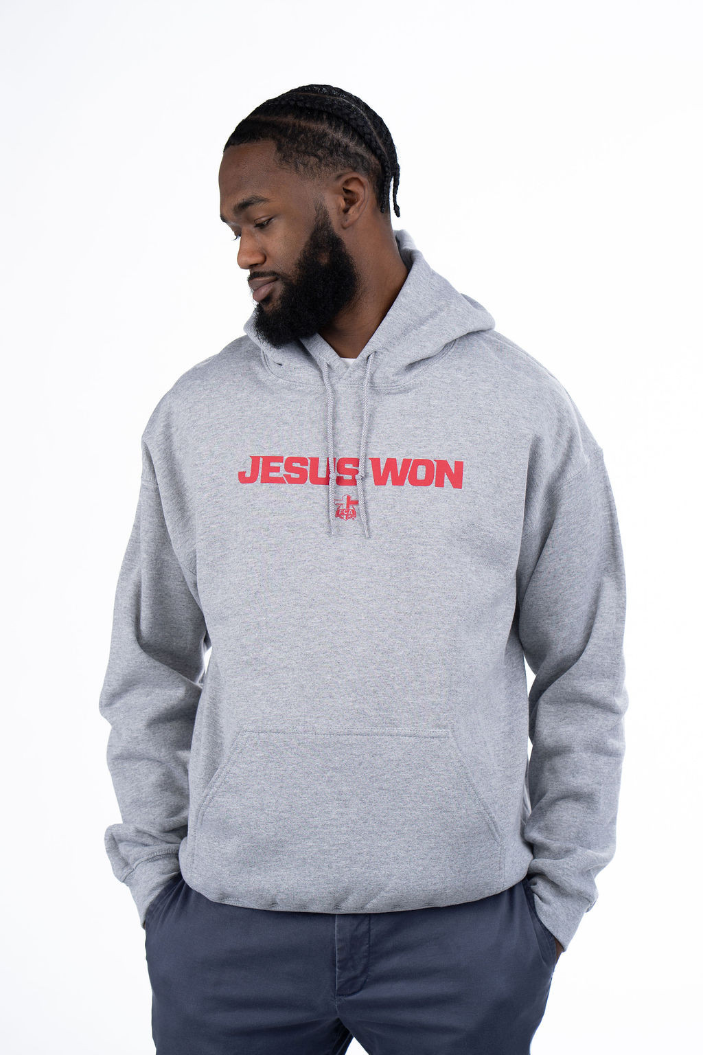 Jesus Won Ark Crewneck - Red