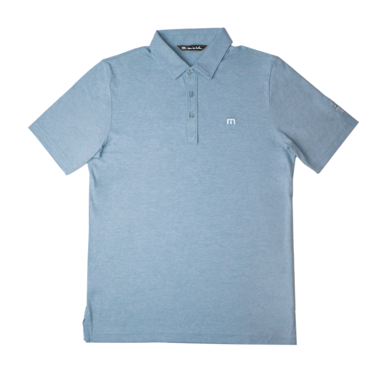 TravisMathew - Zinna Polo - HEATHER LIGHT BLUE - FCA Gear
