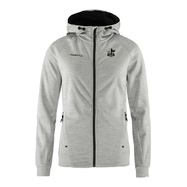 FCA - CRAFT Adv Unify FZ Hood (Womens) - GREY MELANGE