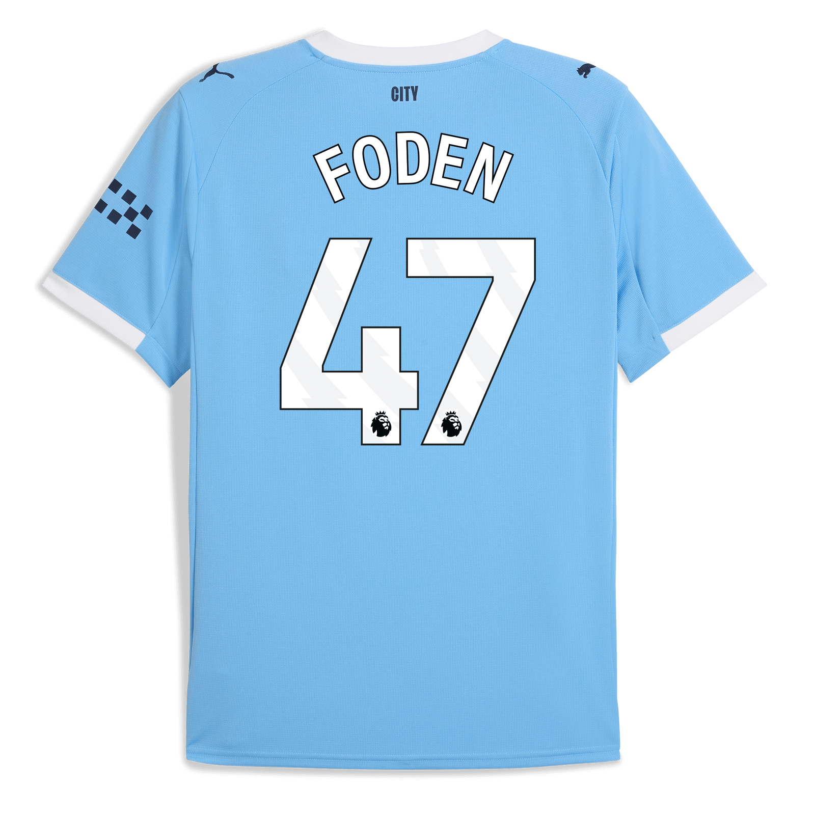 FODEN #47 Manchester City 25/26 Kid's Home Mini-Kit - PL Font