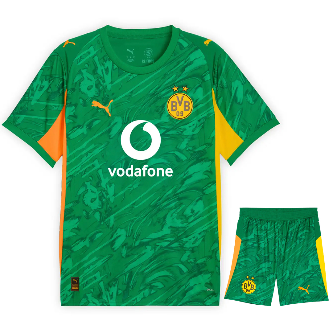 Borussia Dortmund 25/26 Kid's Green Goalkeeper Mini-Kit