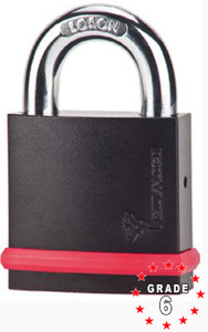 Mul-t-lock NE14L Padlock w/ 14mm C1 Boron shackle Grade 6 Mul-t-lock NE14L Padlock w/ 14mm C1 Boron shackle Grade 6
