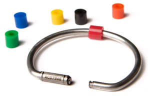 Color Coded Tags for Tamper-Proof Rings (Ring not included) Color Coded Tags for Tamper-Proof Rings (Ring not included)