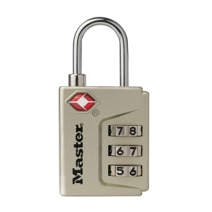 TSA-Accepted Combination Locks - No. 4687DNKL Master Padlock TSA-Accepted Combination Locks - No. 4687DNKL Master Padlock