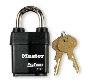 Master Lock 6121 Pro Series Covered Laminated Padlock 