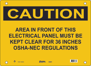 Guardian Extreme S5050 Caution Sign