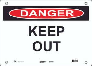 Guardian Extreme S16000 Danger Sign