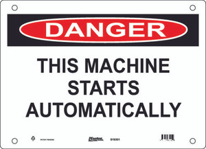 Guardian Extreme S19300 Danger Sign